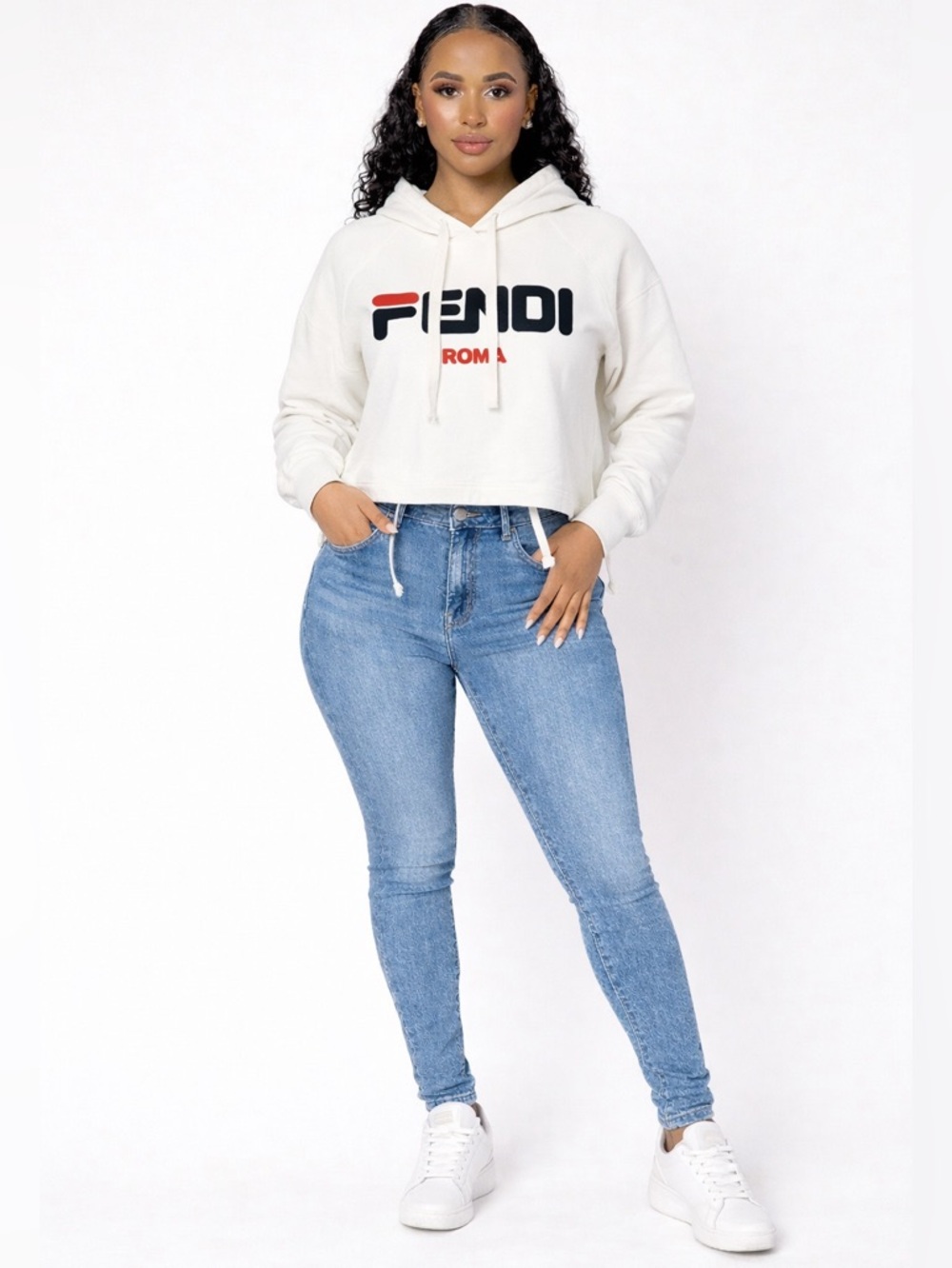 LIMITED EDITION 2018/19 FENDI ROMA Hooded sweatshirt